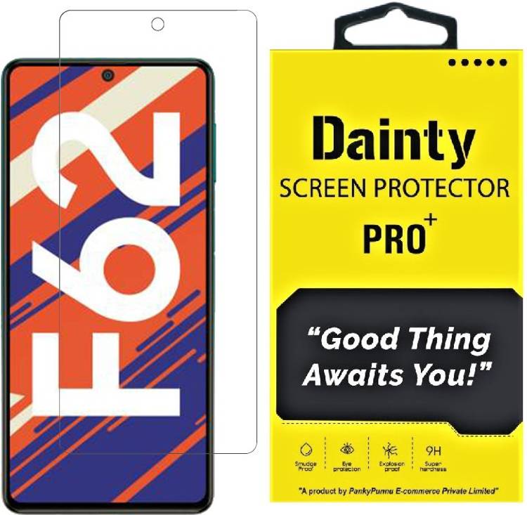 Dainty TECH Tempered Glass Guard for Samsung Galaxy F62, Samsung Galaxy M51, Samsung Galaxy A71, Samsung Galaxy Note 10 Lite