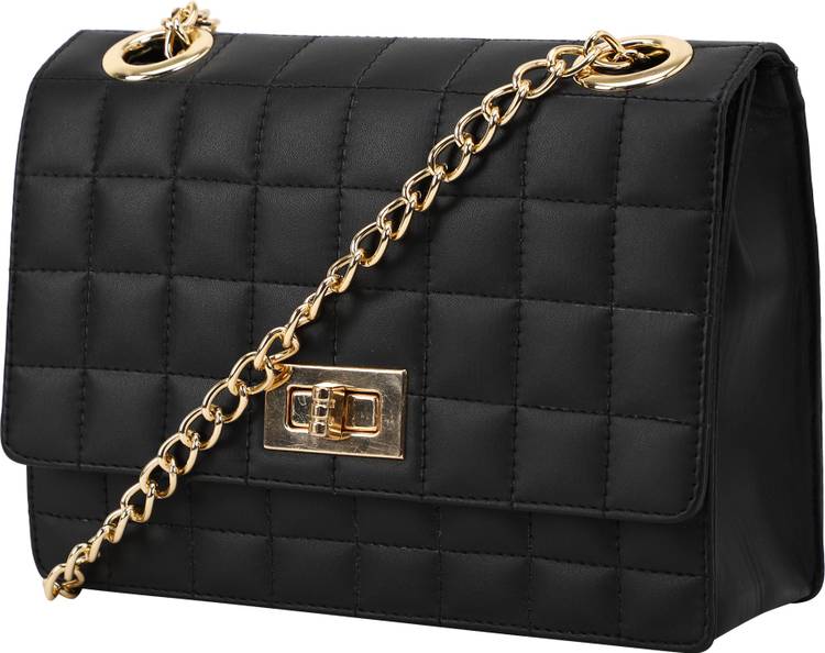 Black Women Sling Bag Price in India