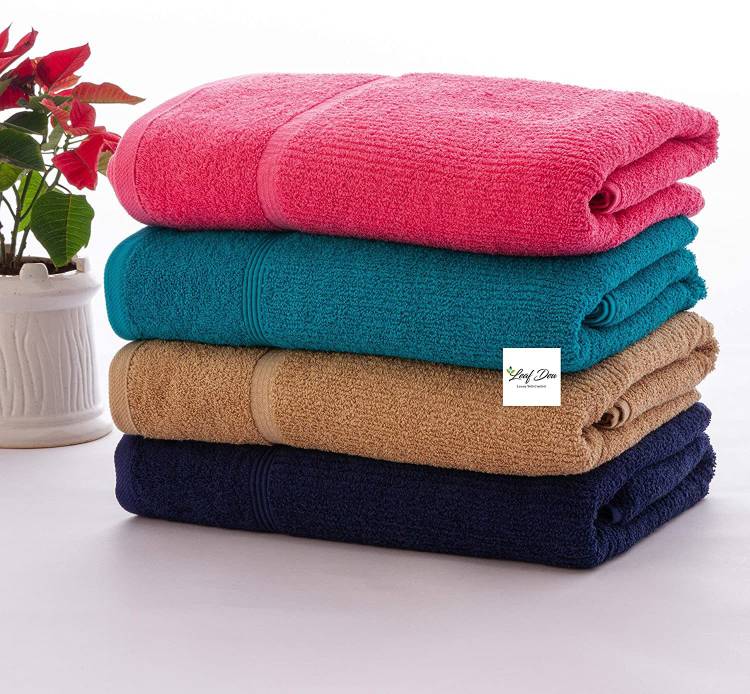 leaf dew Cotton 400 GSM Bath Towel Set