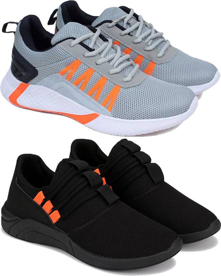 Oricum casual sneakers and loafers shoes For Mens Combo(MR)-1720-1622 ( Multicolor-Pack of 2) Running Shoes For Men