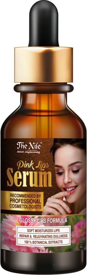 The Nile Pink Lip Serum -With Vitamin E- For Glossy & Shiny Lips with Moisturizing Effect- 30ML Lip Stain Price in India