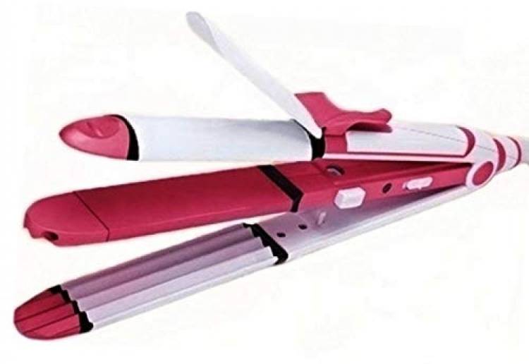 Adonai Adonai GW-3303 3 in 1 Hair Stylist with Straightener, Curler, Crimping GW-3303 Hair Styler Price in India
