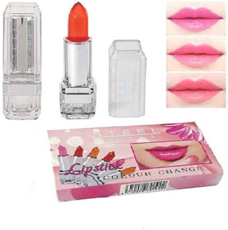Steel Paris Color Change Gel Lipstick 3.6gm Price in India
