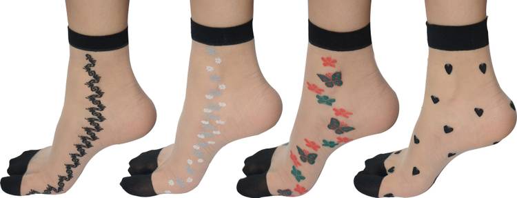 Women Floral Print, Embriodered, Printed Ankle Length