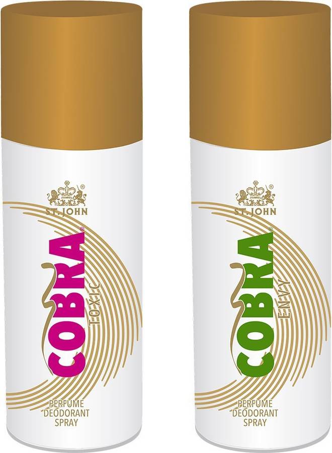VI-JOHN Deo Cobra Toxic & Envy 150ml (pack of 2) Perfume Body Spray  -  For Men