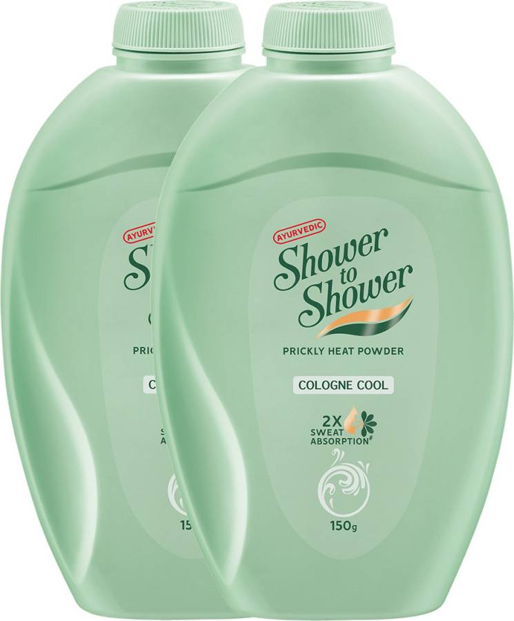 SHOWER TO SHOWER Cologne 150 Gms Pack of 2 Price in India