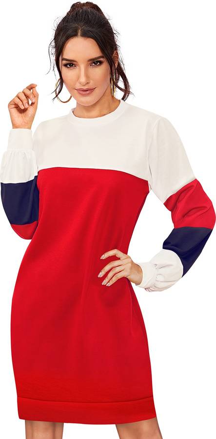 Women T Shirt Red Dress