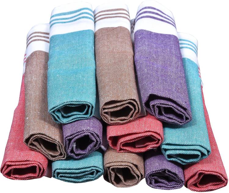 KRITHOFAB Cotton 250 GSM Hand, Face Towel Set