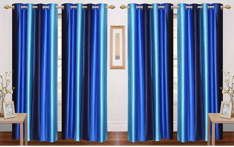 GDR 153 cm (5 ft) Polyester Window Curtain (Pack Of 4)