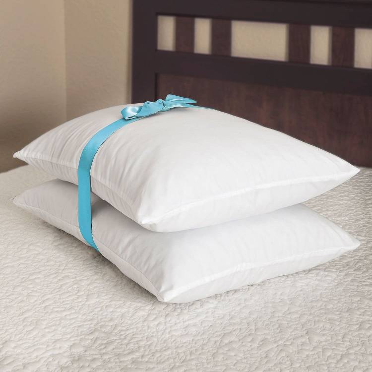 KHUKU Polyester Fibre, Microfibre, Foam Solid Sleeping Pillow Pack of 2