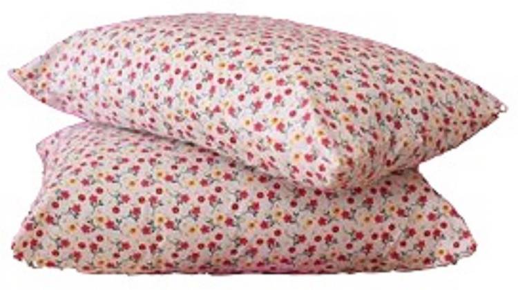 DONDA Cotton Floral Sleeping Pillow Pack of 2