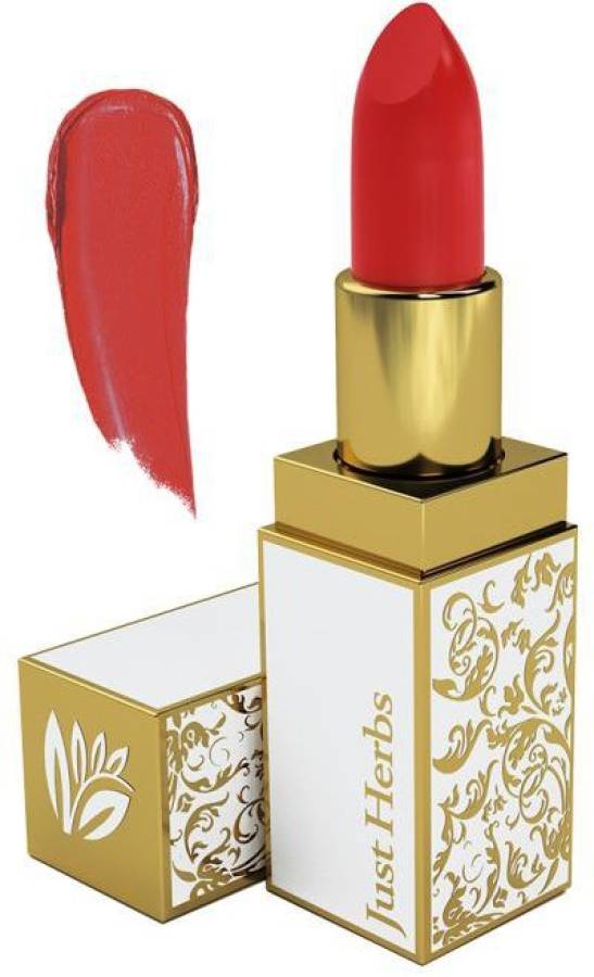 Just Herbs Ayurvedic Herb Enriched Deep Red Matte Lipstick for Lip Moisturizing Price in India