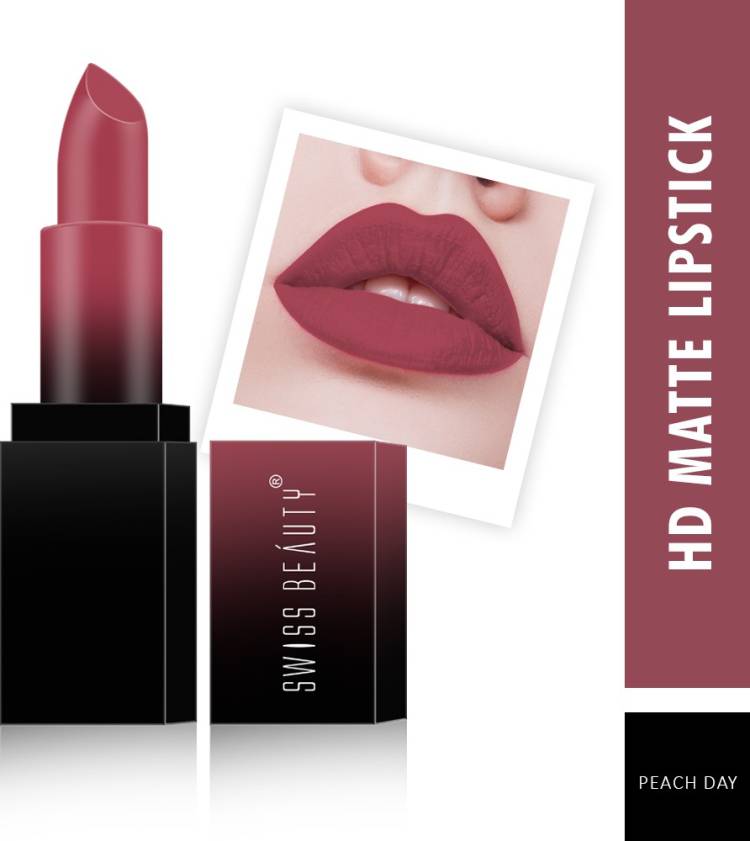 SWISS BEAUTY HD Matte Lipstick (SB-212-08) Price in India