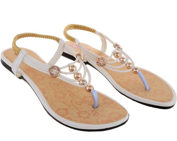 AirSoon Women White Flats Price in India