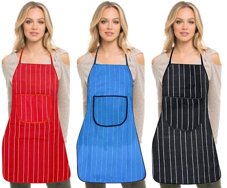 keinam Cotton Home Use Apron - Free Size