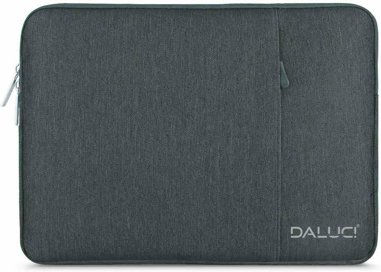 DALUCI 15 inch Water Repellent Protective Laptop Bag Sleeve Case Cover, Slim Handle Bag with 4 Extra Pockets for 15.6/15.4/14 inch MacBook Pro, HP / Samsung / Asus / Dell / Acer / Chromebook / Notebook / Ultrabook Laptop Bag