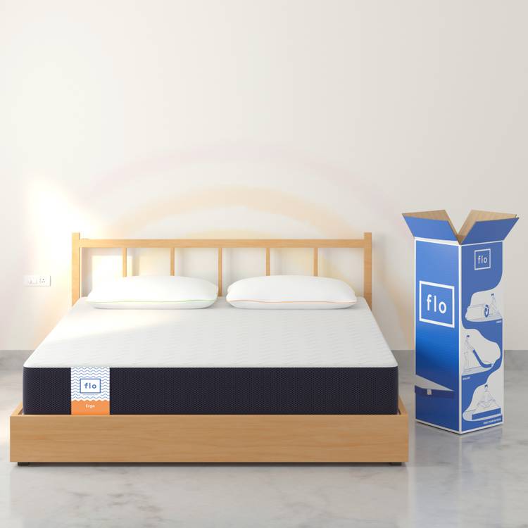 FLO ERGO Memory Foam 8 inch King PU Foam Mattress