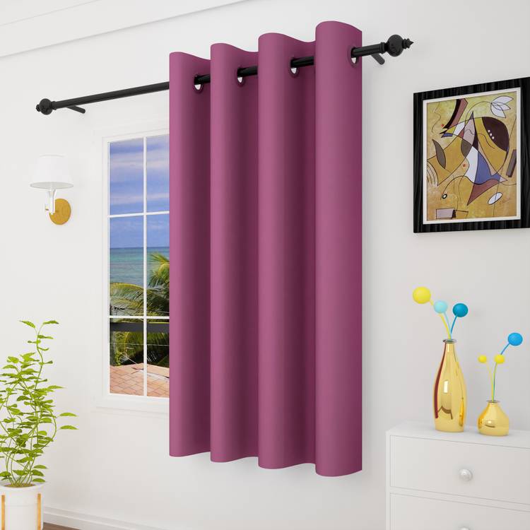 Story@home 152 cm (5 ft) Polyester Window Curtain Single Curtain