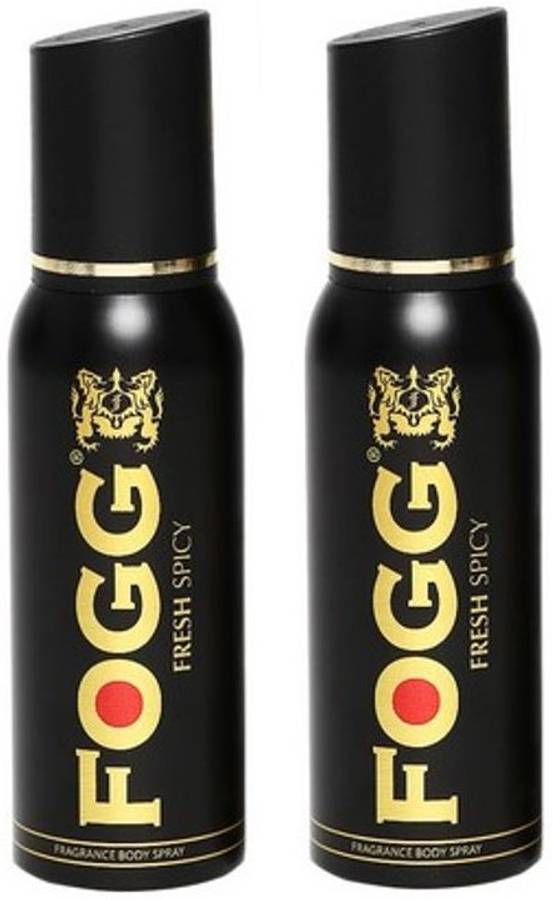 FOGG FRESH SPICY + FRESH SPICY 240ml Body Spray  -  For Men