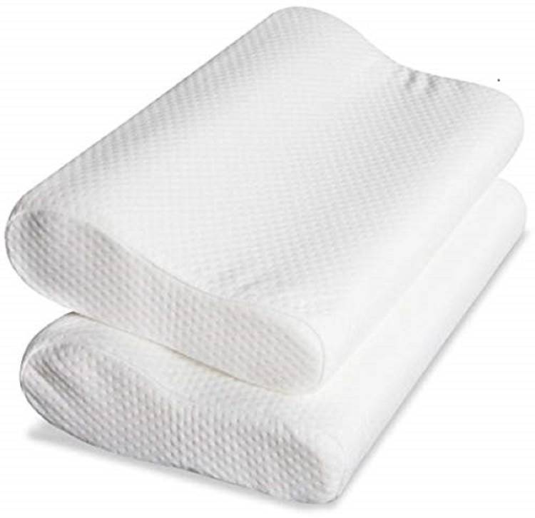 Zoliva Memory Foam, Foam Solid Orthopaedic Pillow Pack of 2