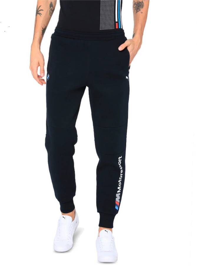 Solid, Printed Men Black Track Pants