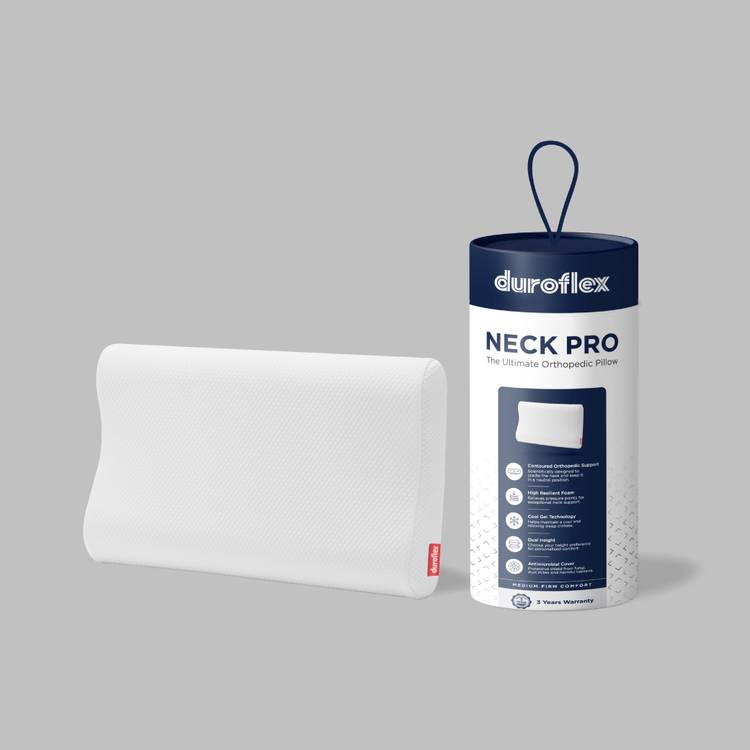 DUROFLEX Neck Pro Foam Solid Orthopaedic Pillow Pack of 1
