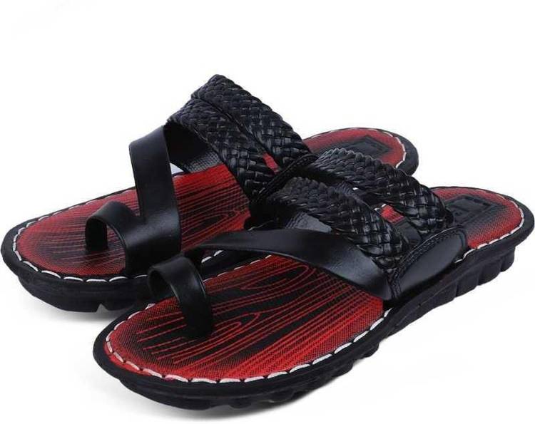 Men Red, Black Casual Sandal