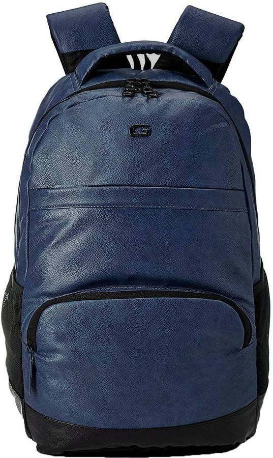 Medium 27 L Laptop Backpack VINTAGE2 ANTI THEFT FAUX LEATHER