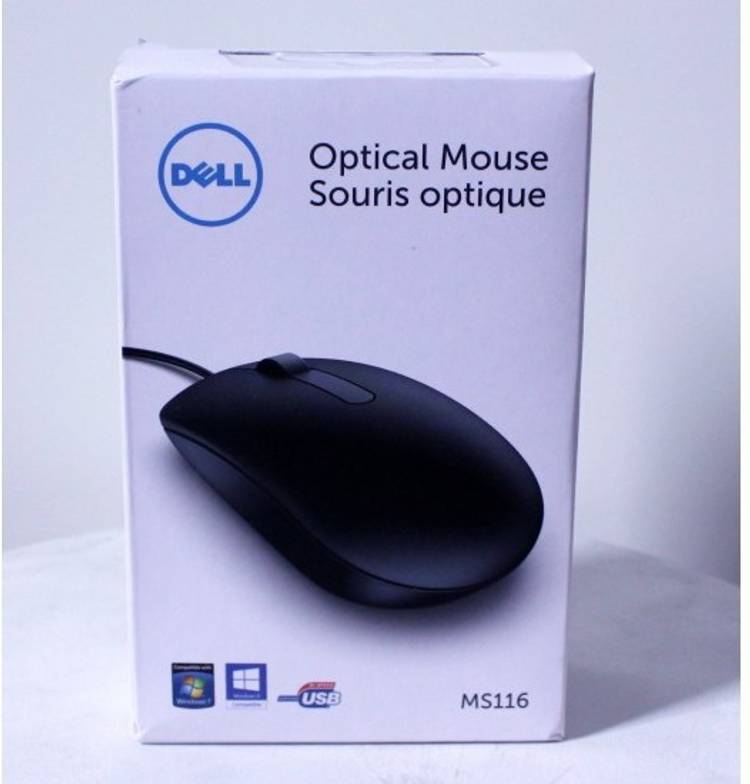 DELL MOUSE USB MS116 Wired Optical Mouse