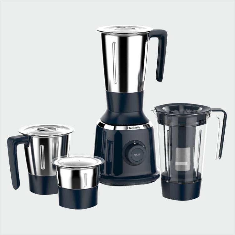 Butterfly Signature 4 Jar 750 Mixer Grinder (4 Jars, Ink blue)