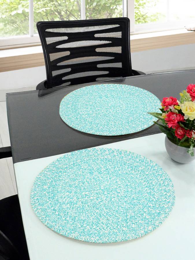 Saral Home Round Pack of 2 Table Placemat