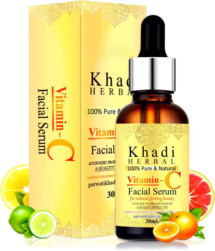 Khadi Herbal Vitamin C Serum For Natural Glowing Beauty Price in India