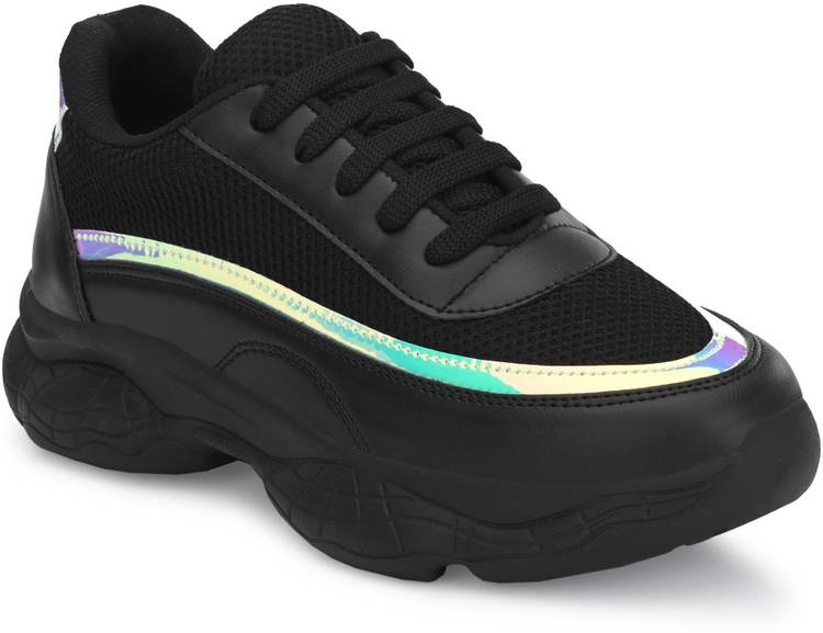Women/Girls Perfect Stylish Light Weight Trendy Fashionable and Comfortable Sneakers and Running Shoes with Attractive Party wear Design and Casual Lace Up look Running Shoes Sneakers For Women