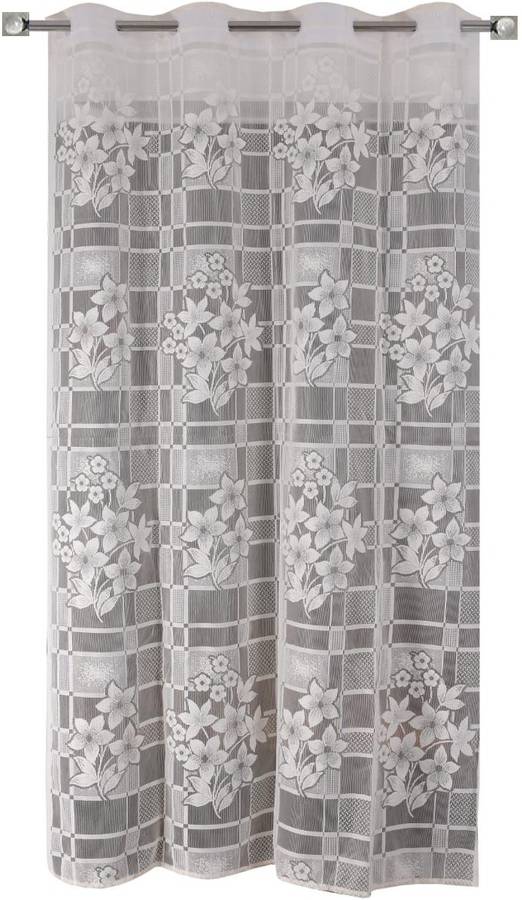 DEHATI STORE 212 cm (7 ft) Net Door Curtain Single Curtain