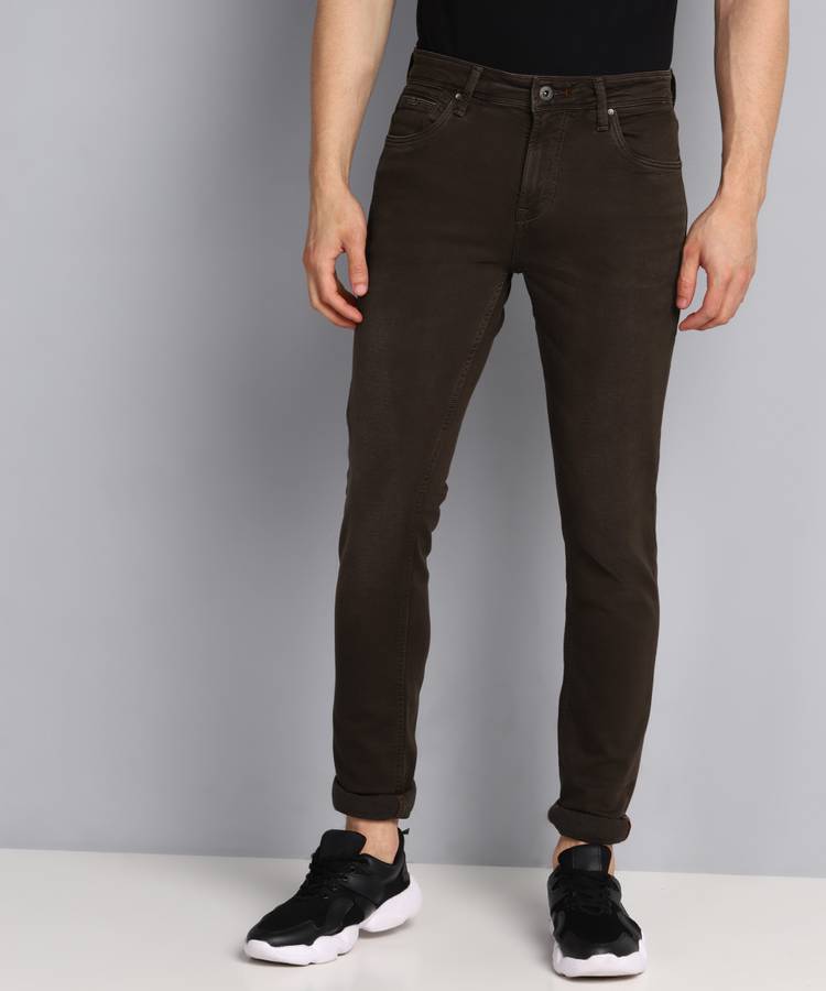 Slim Men Brown Jeans