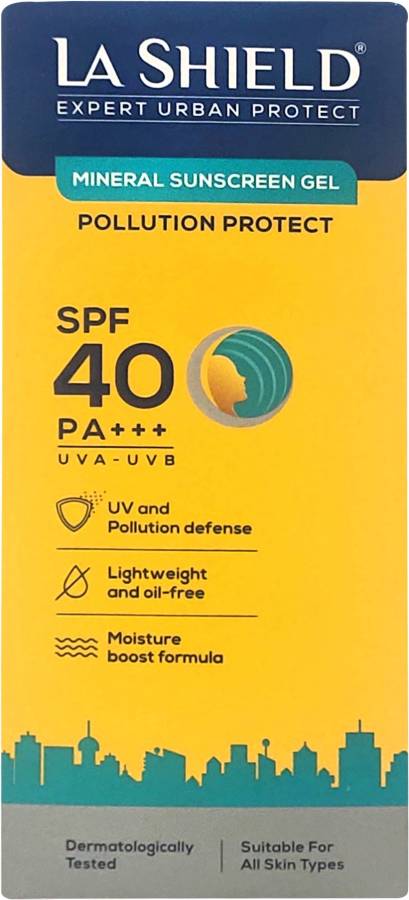 La Shield Pollution Protect Mineral Sunscreen - SPF 40 PA+++ Price in India