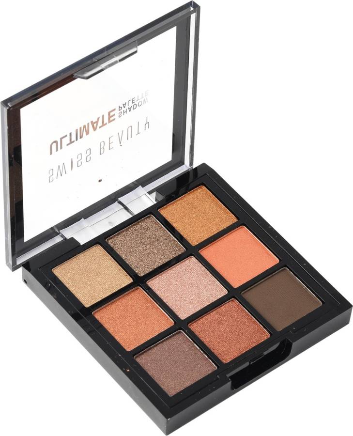 SWISS BEAUTY Ultimate Shadow Palette, Eye Makeup, Multicolor-03 ,9 gm 9 g Price in India
