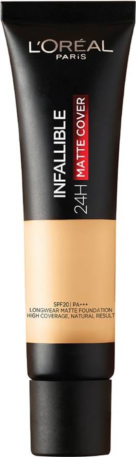 L'Oréal Paris Infallible 24H Matte Cover Liquid Foundation, 128 Natural Buff, 35 ml Foundation Price in India
