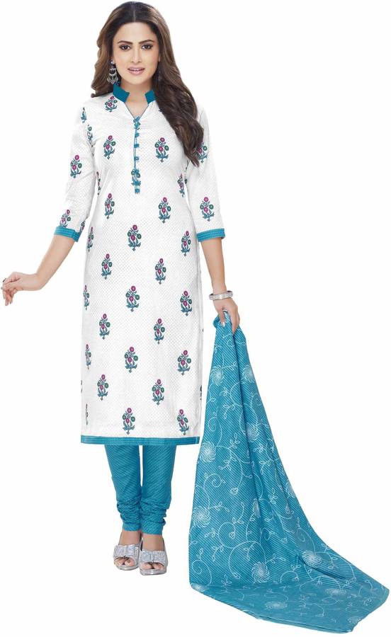 Cotton Printed Kurta & Churidar Material