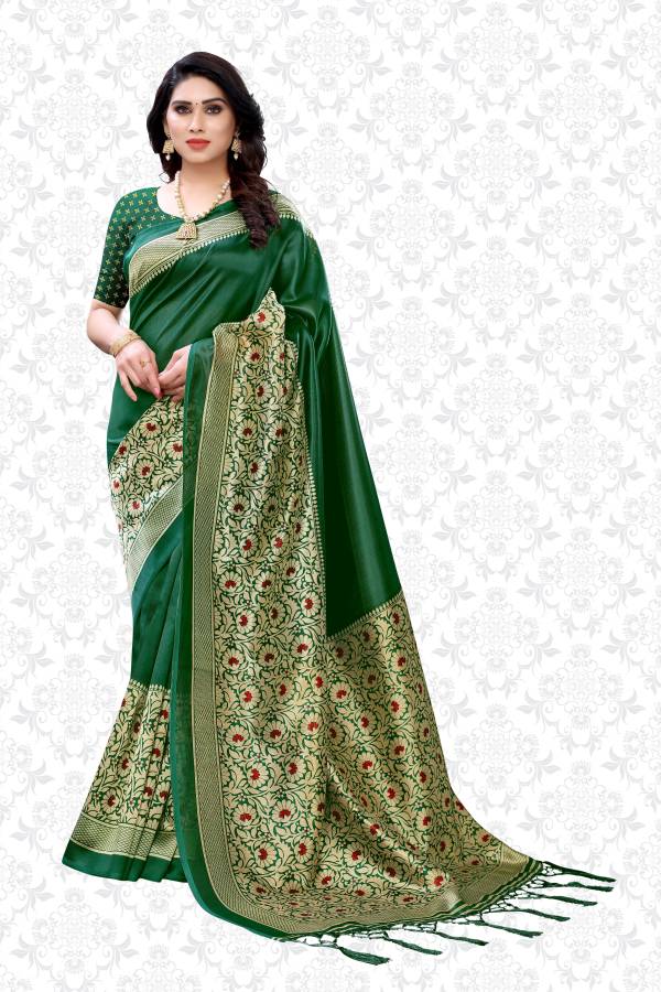 Printed Daily Wear Art Silk Saree Price in India