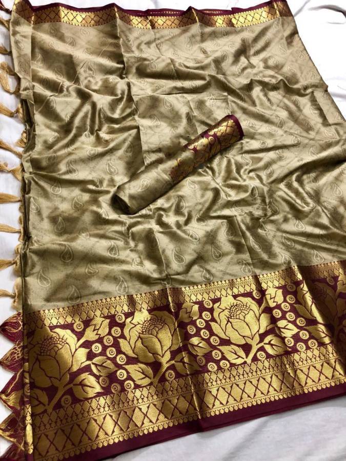 Printed Fashion Cotton Silk, Jacquard Saree Price in India