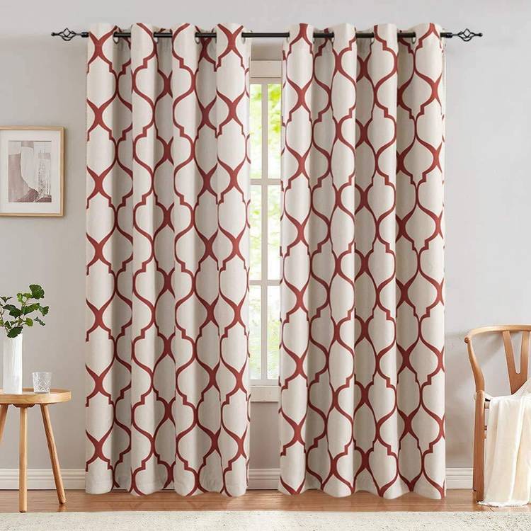 Flipkart Perfect Homes 152 cm (5 ft) Cotton Window Curtain (Pack Of 2)