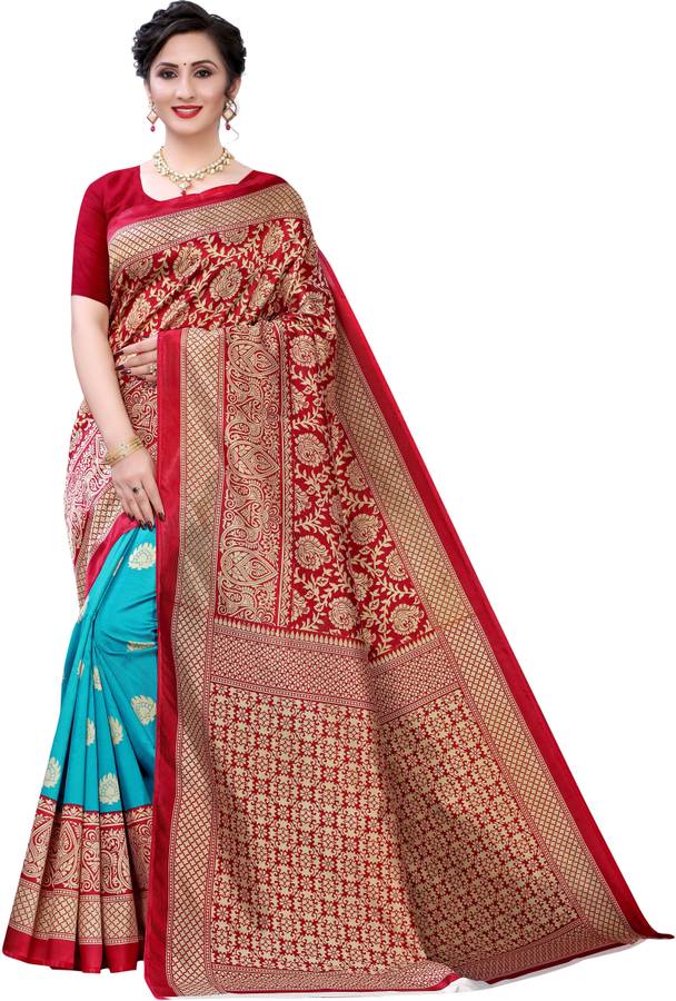 Woven Mysore Art Silk Saree
