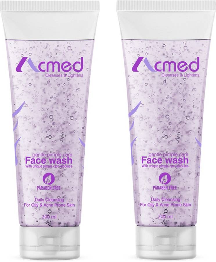acmed Pimple Care  for Acne Prone Skin (200grams) : Pack of 02 Face Wash Price in India