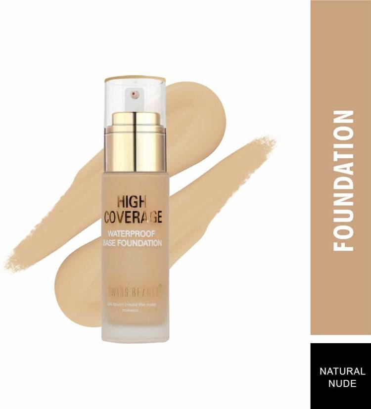 SWISS BEAUTY HIGH COVERAGE WATERPROOF FOUNDATION SB-05 (Shade-04) Foundation Price in India