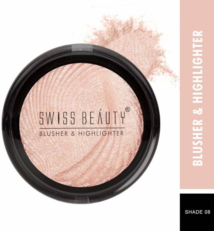 SWISS BEAUTY Baked -Rose Gold Highlighter Price in India