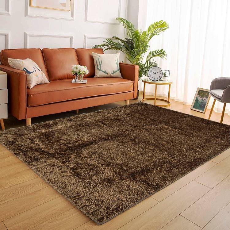 Homitecture Brown Polyester Carpet