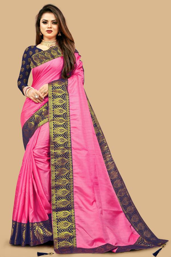 Solid Assam Silk Art Silk Saree