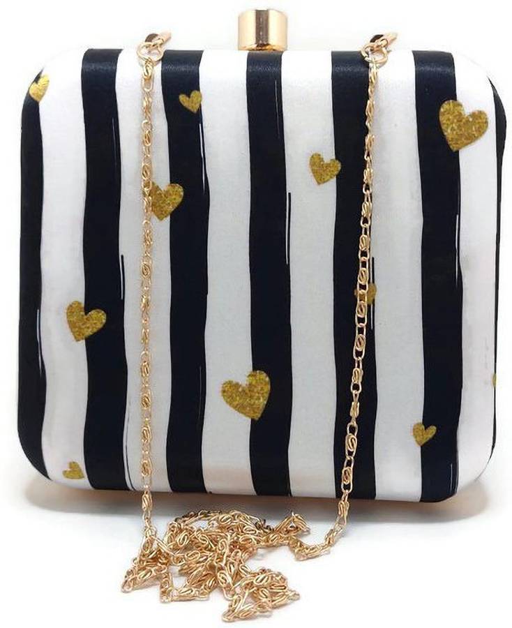 Casual, Party Black, White  Clutch