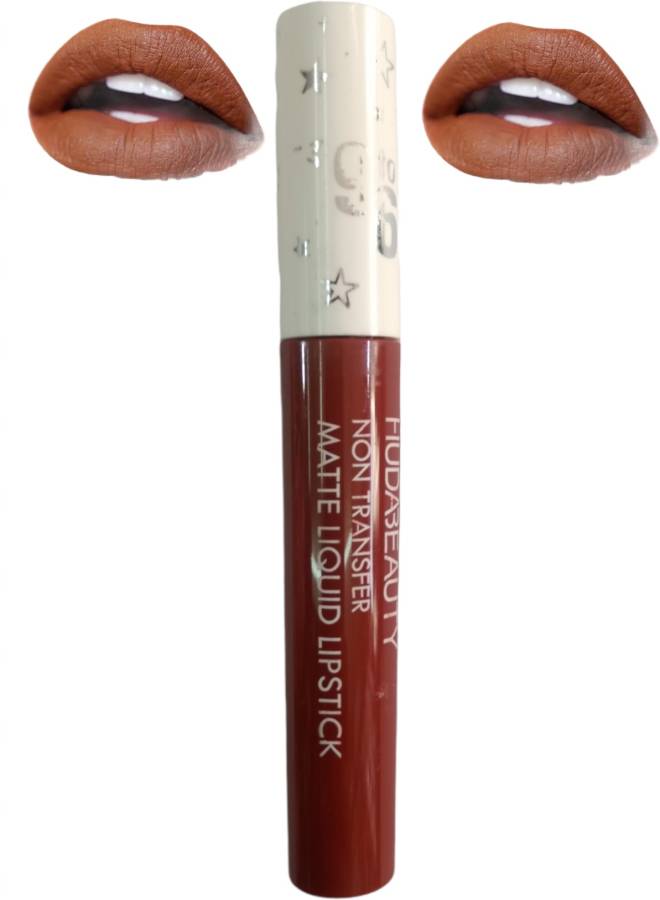 color blaze Matte Liquid Lip Gloss non transfer ( BROWN 8ML) Price in India